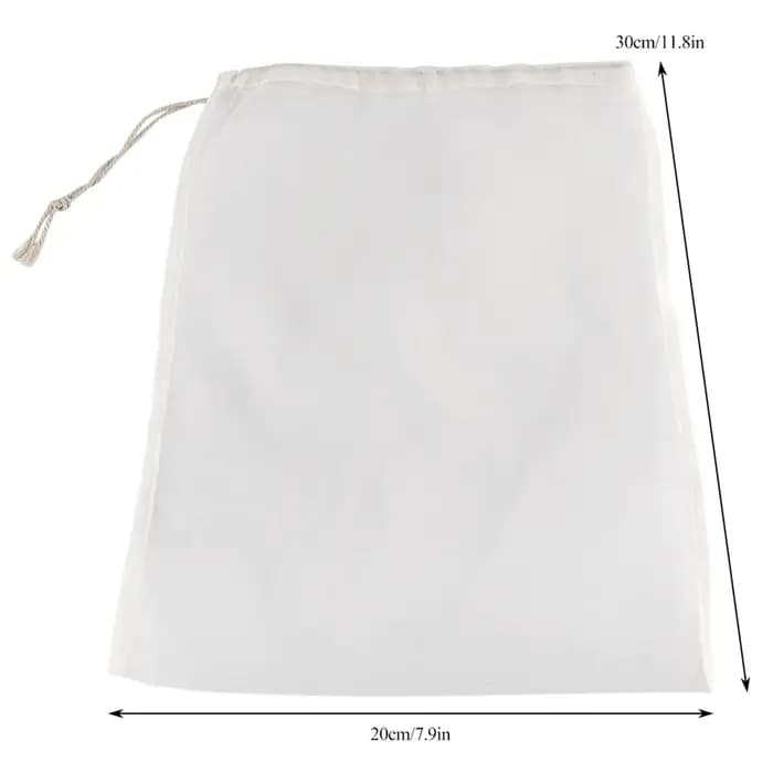 Sac filtrant à vin de qualité alimentaire, 100 mailles, lavable, réutilisable, pour brassage de bièr