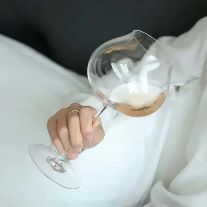 Verre à vin en cristal bordeaux super fin de grande taille