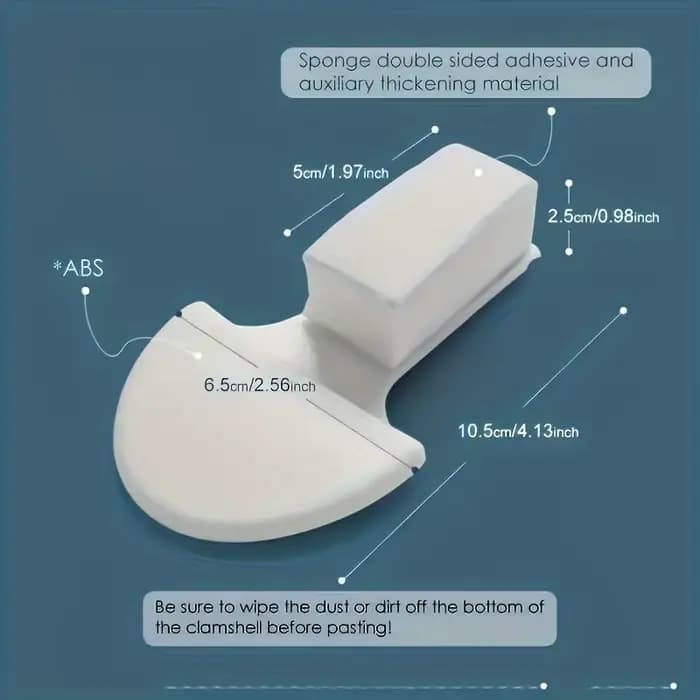 Poignée de siège de toilette pratique pour la salle de bain - Accessoire