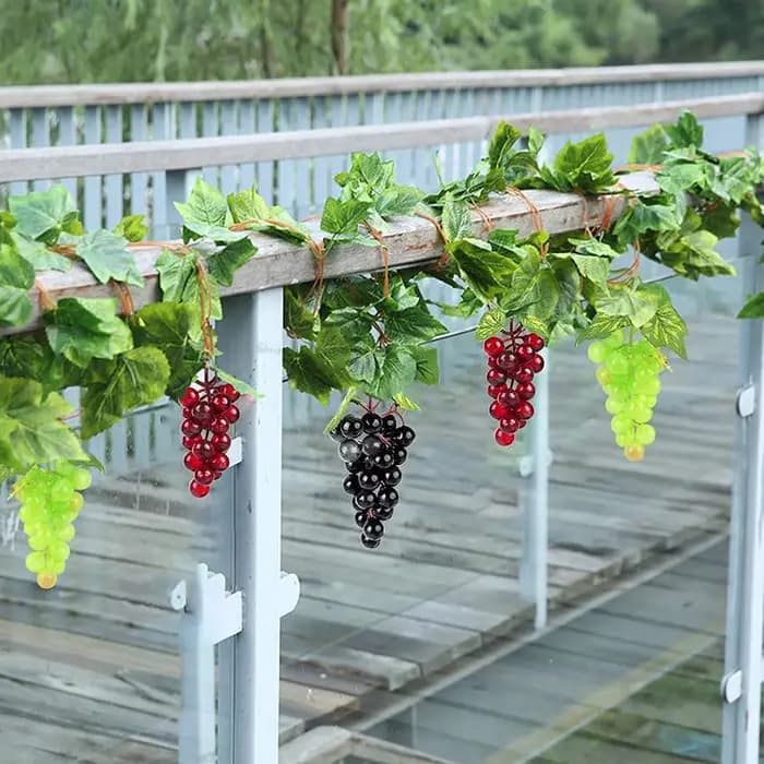 Grappe de raisins artificiels