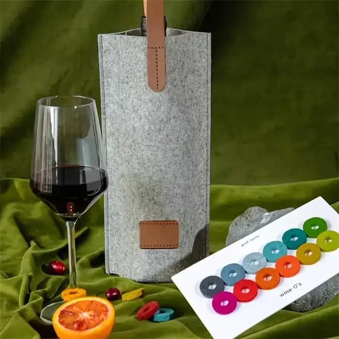 Sac à vin isolé en feutre