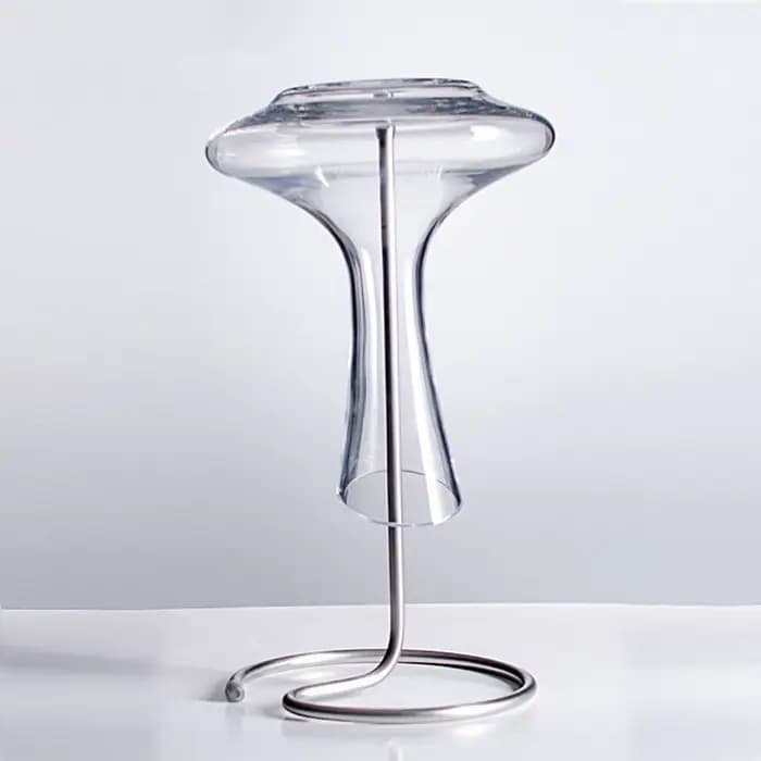 Carafe supports de séchage acier créatif vin cadeau décanteur support Barware vin