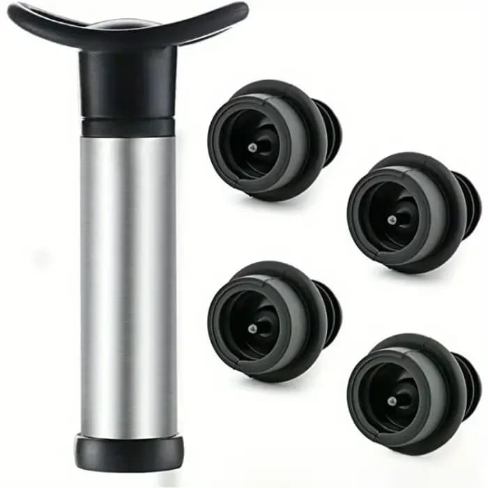 Pompe à vide pour vin rouge en acier inoxydable