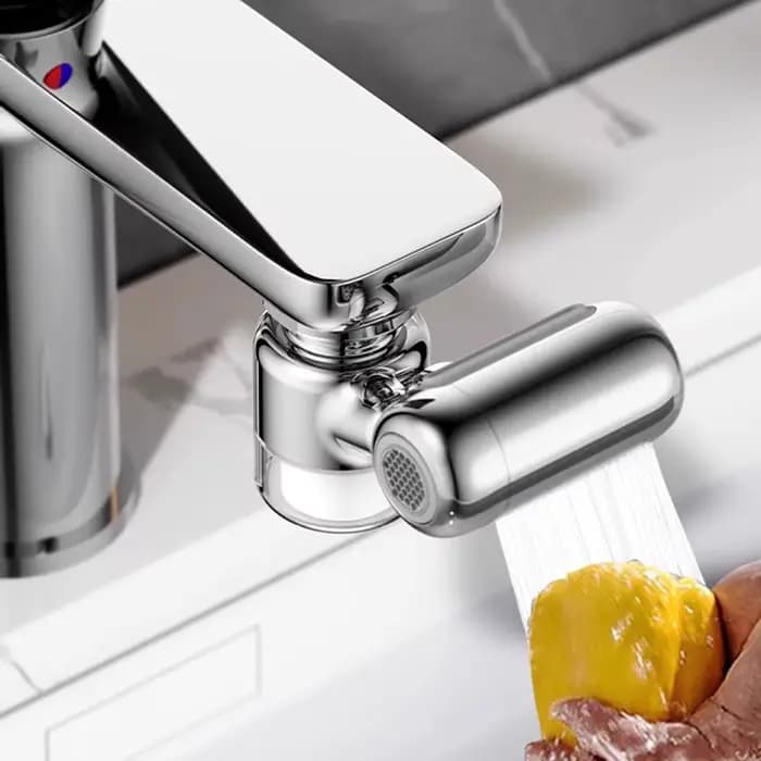 Robinet filtrant à bras robotique avec rotation à quatre vitesses