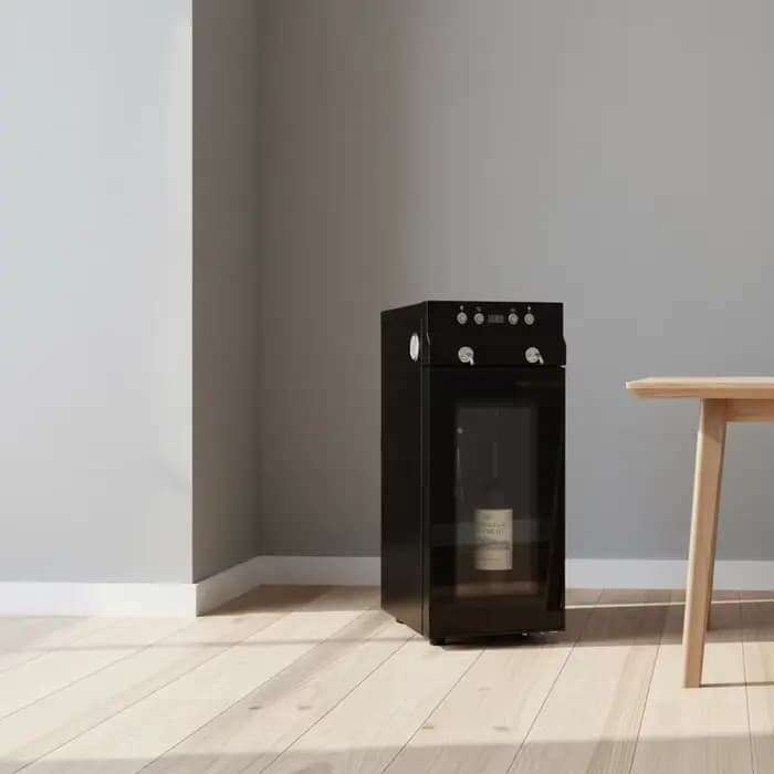 Refroidisseur de vin automatique de luxe pour 2 bouteilles