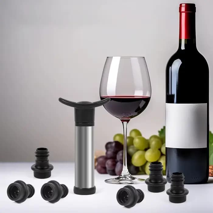Bouchons de bouteille de vin sous vide