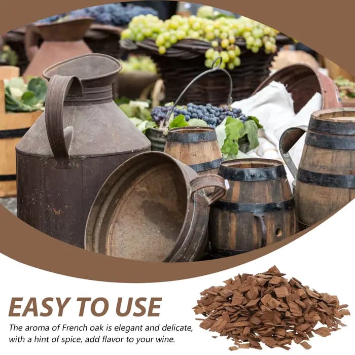 1 paquet de petites copeaux de chêne pour la brassage de vin
