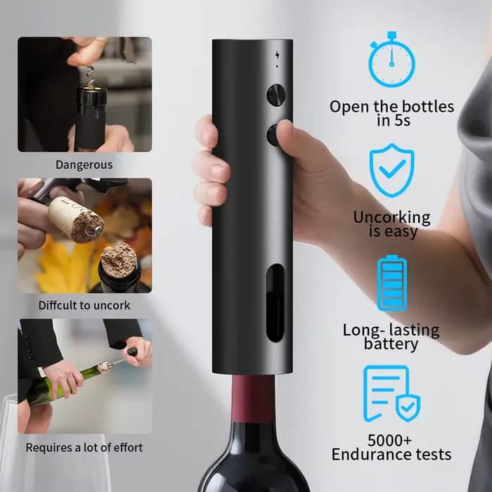 Nouvel ouvre-bouteille électrique rechargeable sans fil