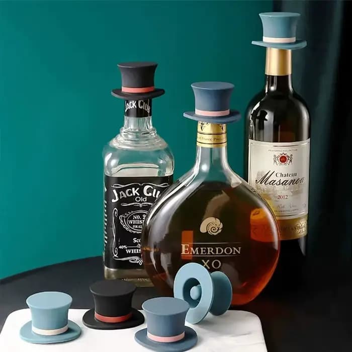 Bouchon de bouteille de vin en Silicone