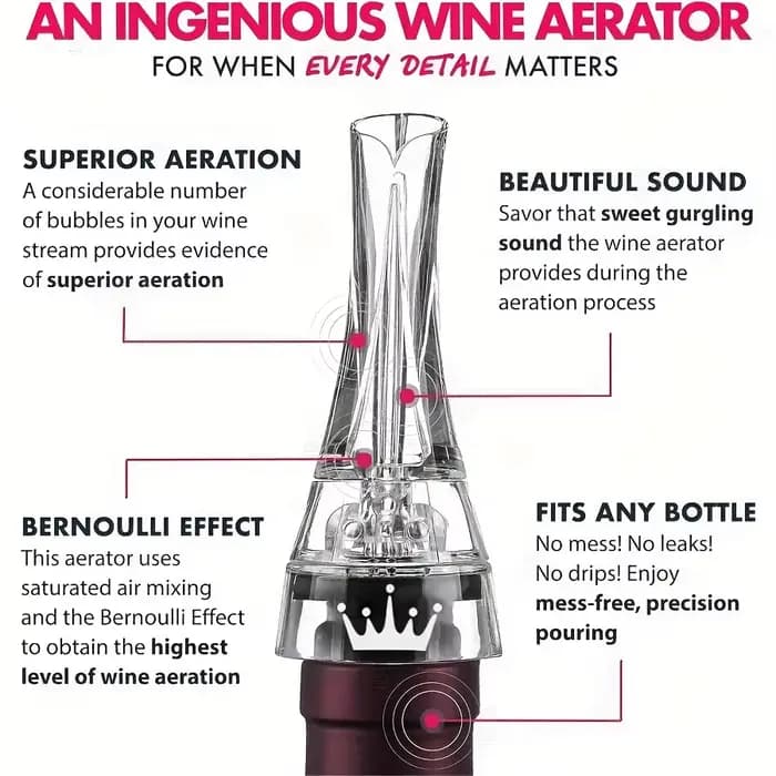 Verseur d'aérateur de vin