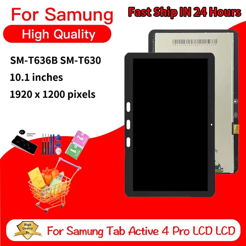 Écran tactile numérique 10,1 pouces neuf pour Samsung Tab Active4 Pro SM-T630 SM-T636 T630 T636