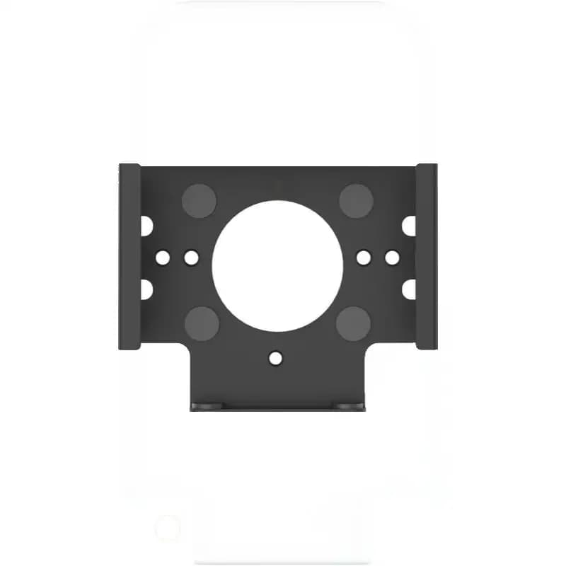 Support de fixation sous le bureau pour Mac Mini M4, support en métal noir avec protection anti-rayu