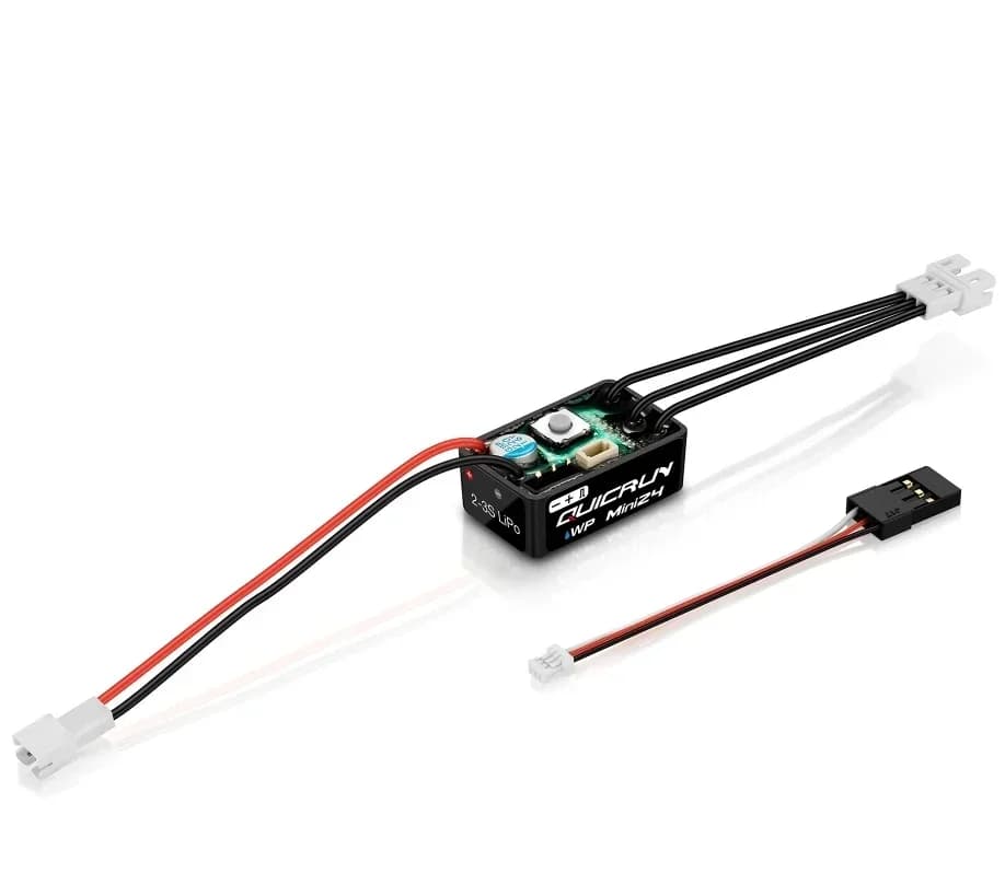 HOBBYWING QuicRun WP Mini24 25A étanche 2-3S brossé/sans balais ESC pour 1/24 1/18 1/16 RC Mini voit