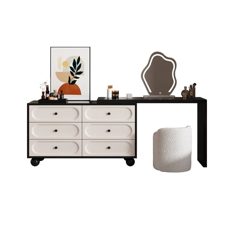 Coiffeuse moderne Simple, esthétique élégante, maquillage De luxe, vanité nordique Glam Tocador De Maquillaje, meubles De chambre à coucher