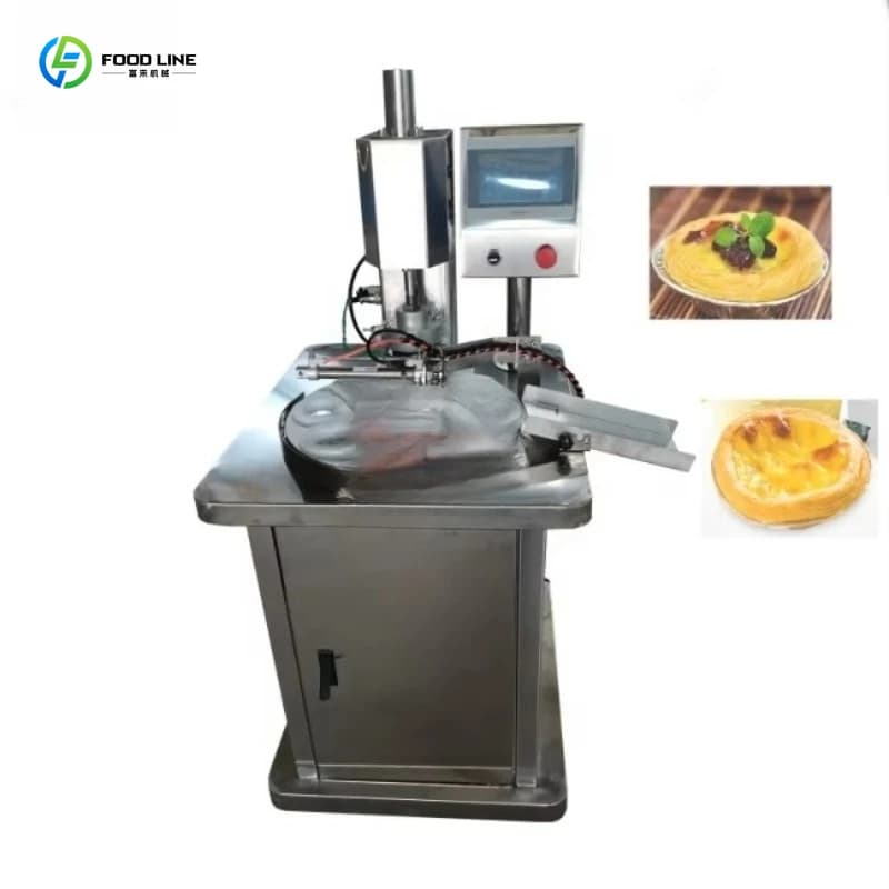 Machine à former des coques de tarte entièrement automatique et personnalisable, pour tartelettes chinoises et tartelettes aux œufs