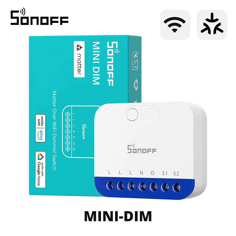 SONOFF MINI-DIM MINI extrême matière sur WiFi variateur large compatibilité d'éclairage compatible a