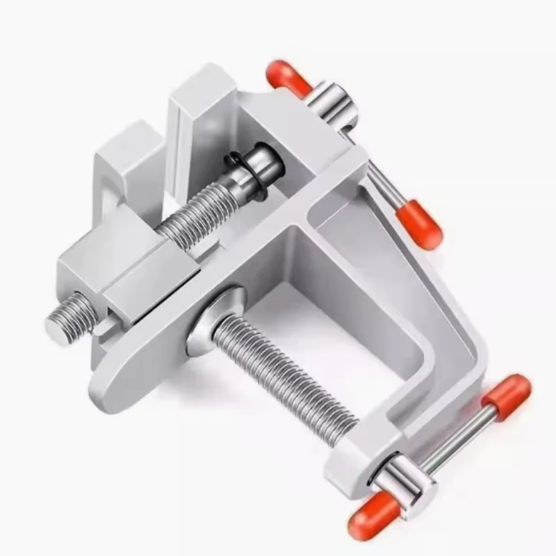 Mini étau de table multifonctionnel en aluminium de 3,5 po pour bijoutiers et loisirs créatifs, à fi