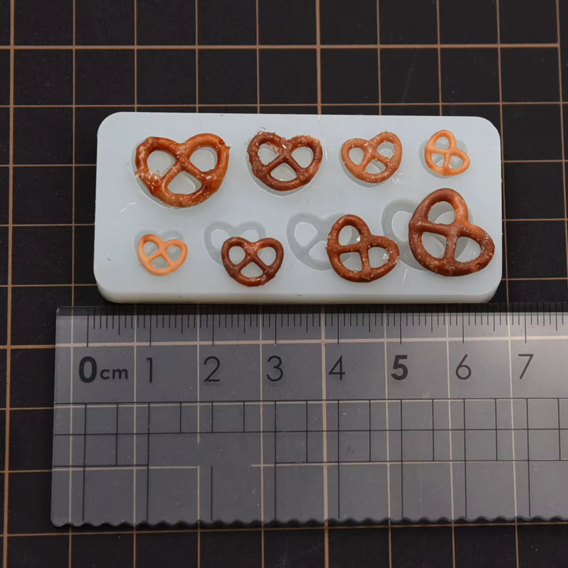 Moule de décoration de gâteaux en silicone, mini nœud mignon, pour argile polymère, pour chocolat, b
