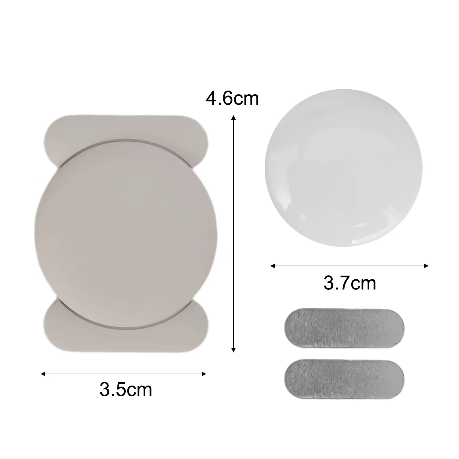 Localisateur d'étiquette intelligent magnétique pour Apple AirTag Mini traceur GPS magnétique voitur