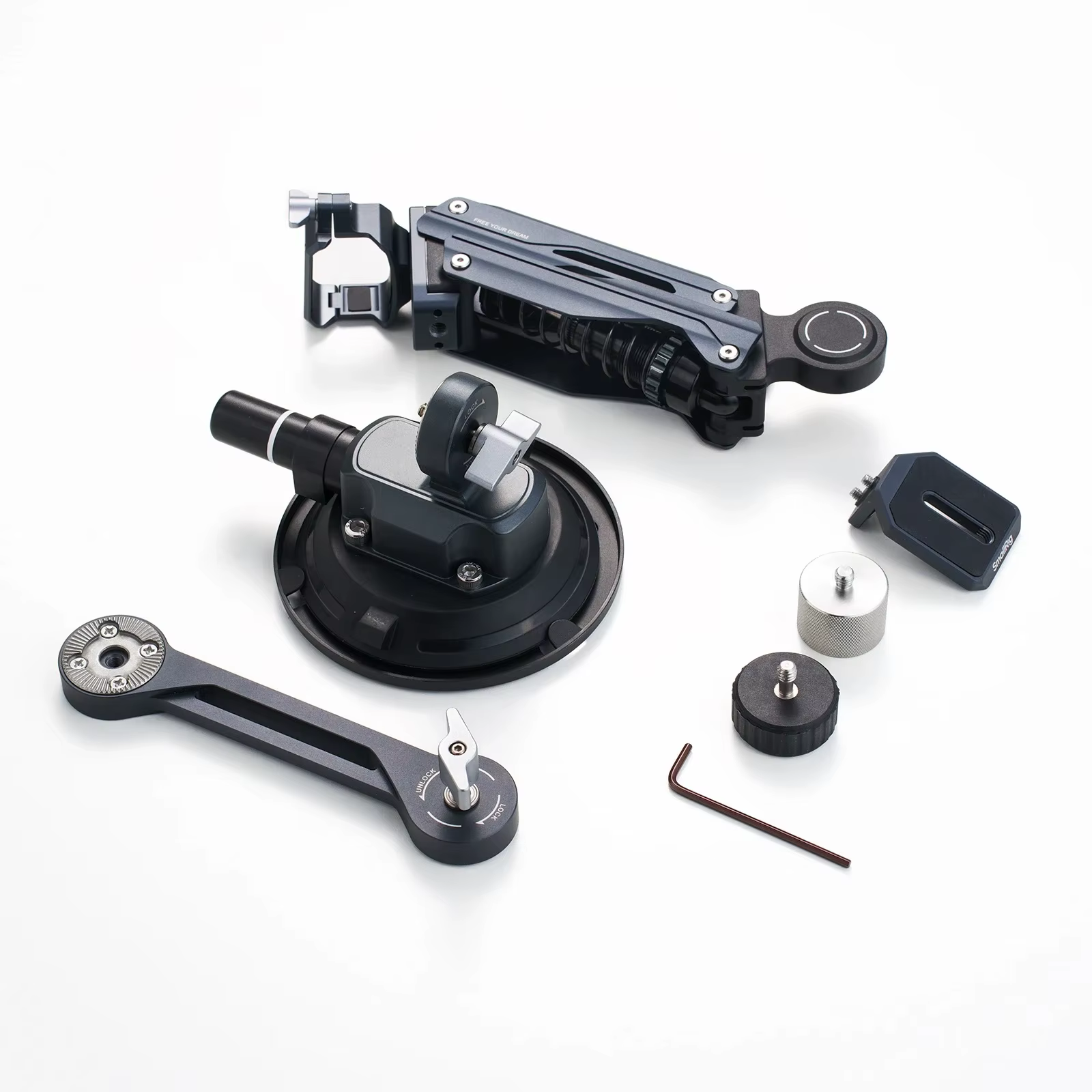 Bras amortisseur SmallRig Mini pour DJI Osmo Pocket 3 / GoPro HERO13 / Insta360 X4 5123