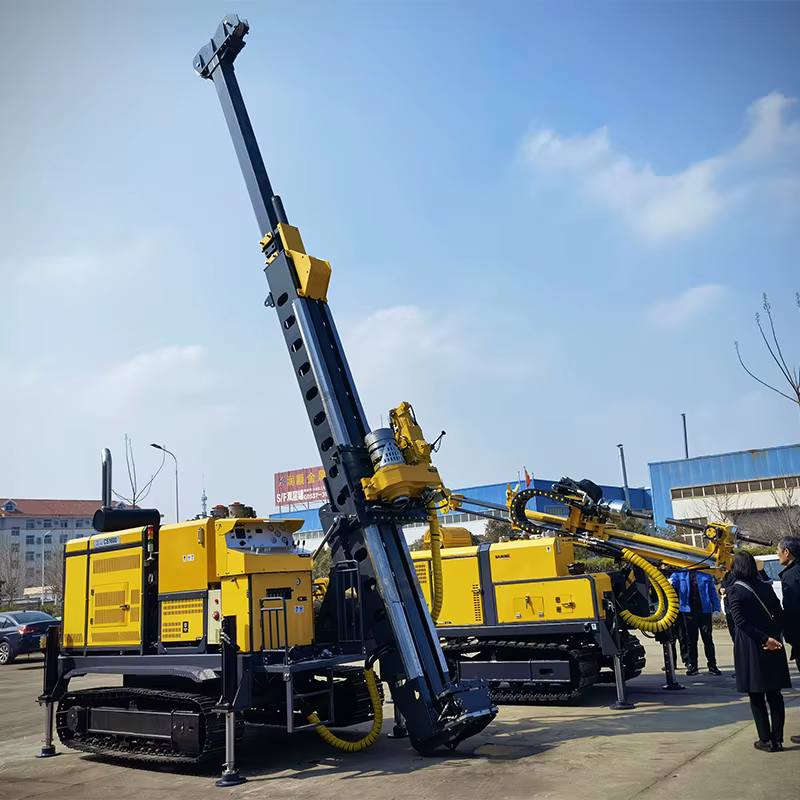 Machine de forage de noyau sur chenilles, plate-forme de forage d'échantillonnage de mines de Constr