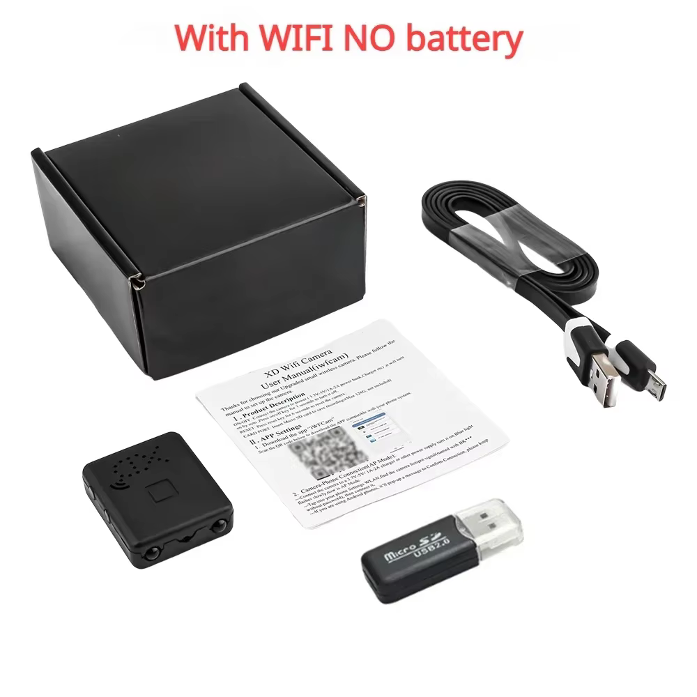 Mini caméra Wifi caméscope 4K Full HD 1080P enregistreur vidéo petite détection de mouvement Vision 