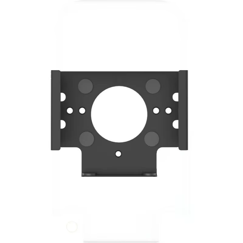 Support de fixation sous le bureau pour Mac Mini M4, support en métal noir avec protection anti-rayu
