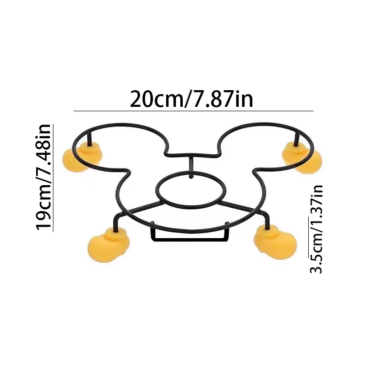 Support isolant pour cuisinière de cuisine, support de rangement de cuisine Mickey, support à bols,