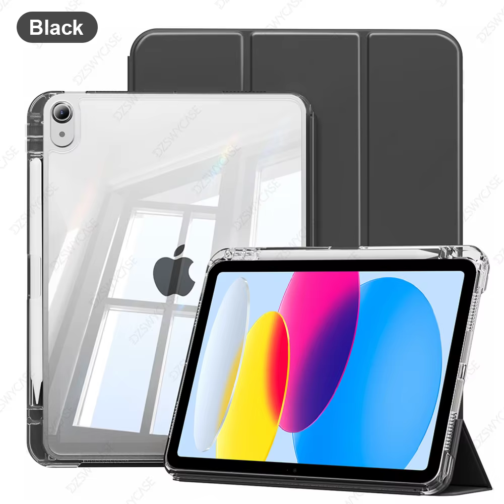 Étui transparent pour iPad 10e génération 10.9 A16, 11e génération Air 11 13 M2 M3 Pro 11 12.9 13 M4