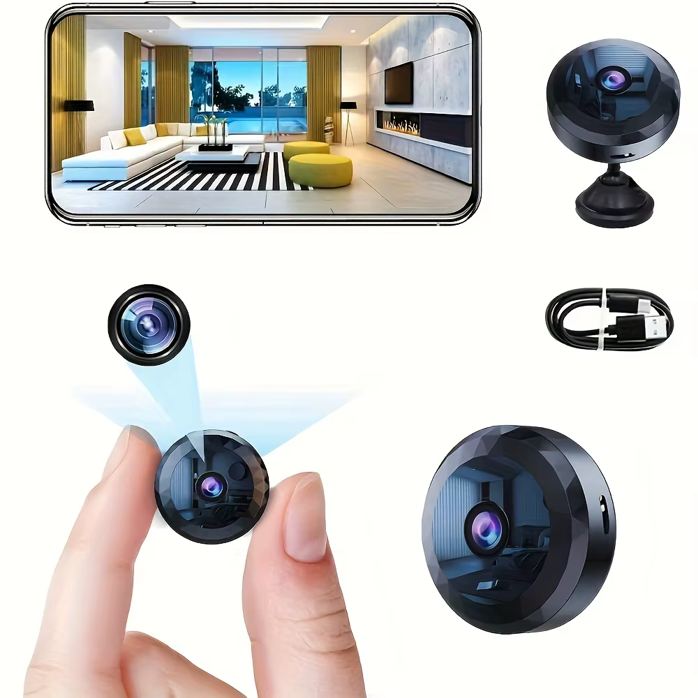 Mini caméra WiFi 1080P HD Caméra de sécurité sans fil Protection de sécurité Surveillance vidéo voca