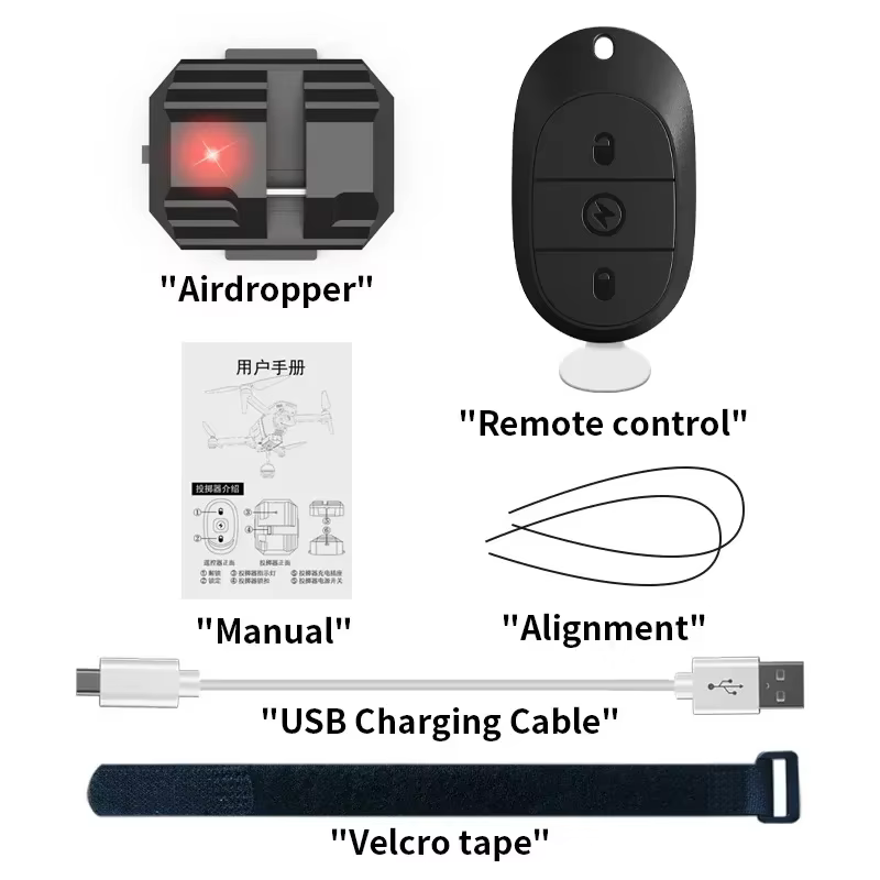 Système Airdrop universel pour Drone DJI Mini 3 Pro/Mavic 3/Mini 2/AIR 2/3S/Mavic 2/SJRC F11S/Fimi X