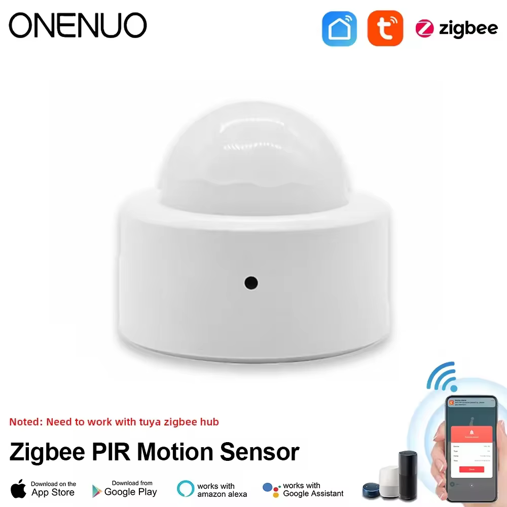 ONENUO-Mini détecteur de mouvement PIR intelligent, capteur infrarouge du corps humain, antivol, app