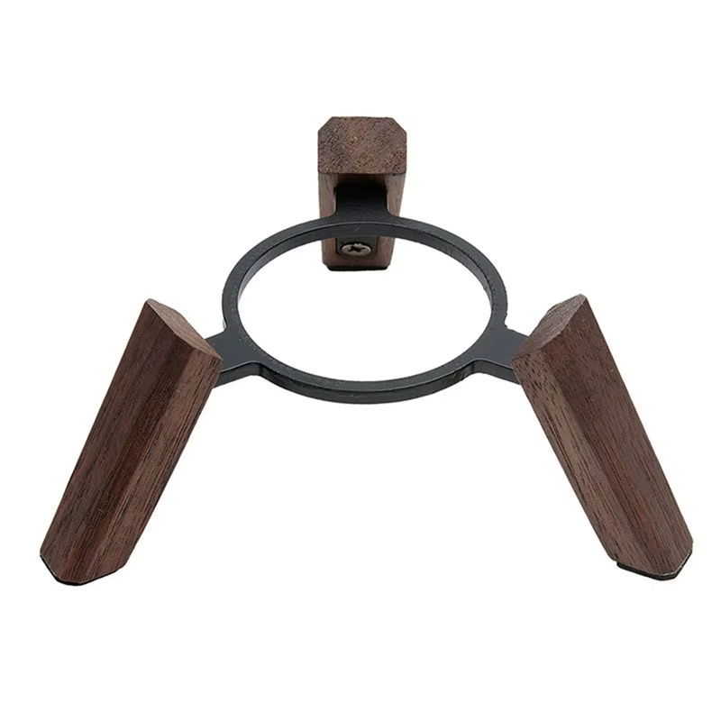 Support en bois véritable YOC pour HomePod Mini, support en bois avec cadre métallique, trépied pour