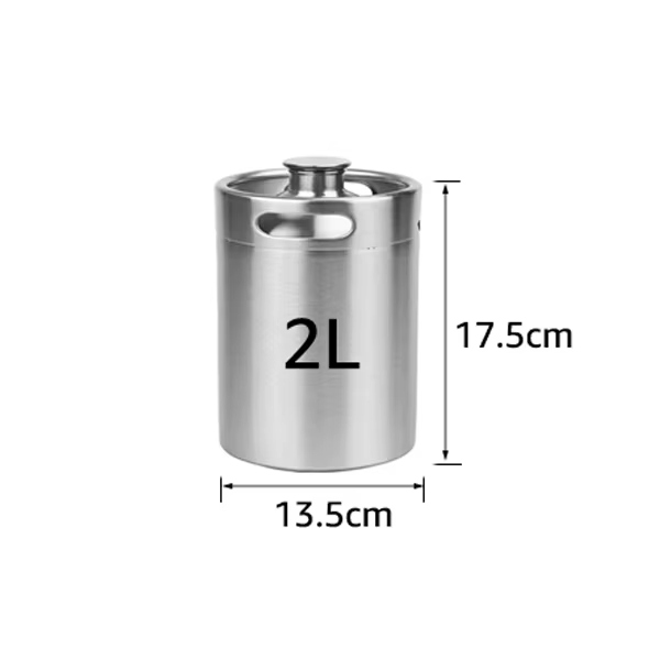 Fût de bière Growler, mini fûts de baril de bière artisanale, récipient portable pour barbecue, fête