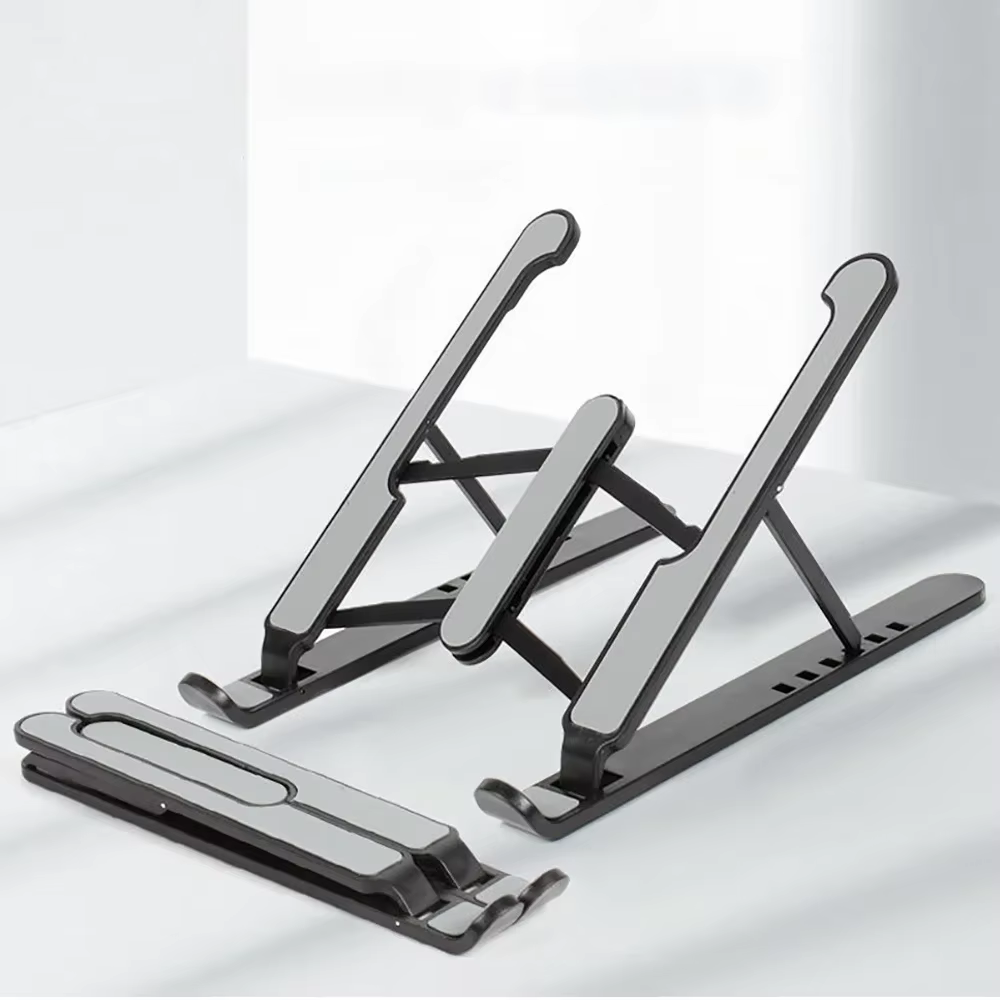 Support pliable pour ordinateur Portable, réglable, Base de Support en alliage d'aluminium pour Macb