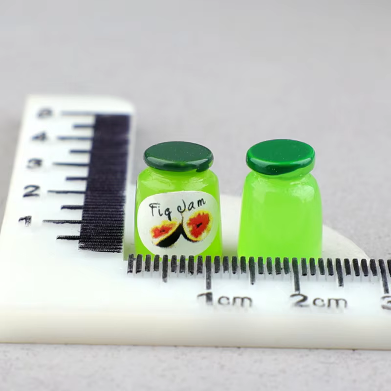 Ensemble de 12 accessoires de cuisine miniatures, ensemble de 4 bouteilles, Mini articles décoratifs