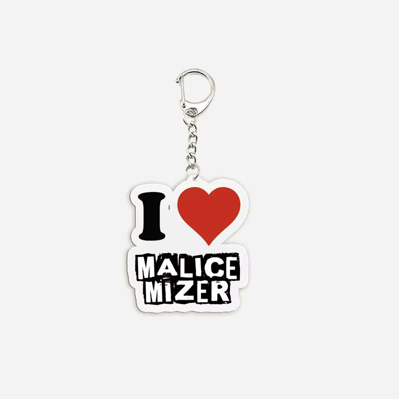 Acrylique Mana Sama porte-clés pour accessoires sac Malice Mizer porte-clés porte-clés pendentif por