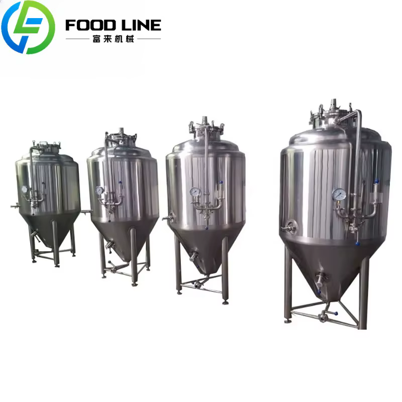 Réservoir de Fermentation de bière isobarique conique en acier inoxydable, 100l, 200l, pour microbra