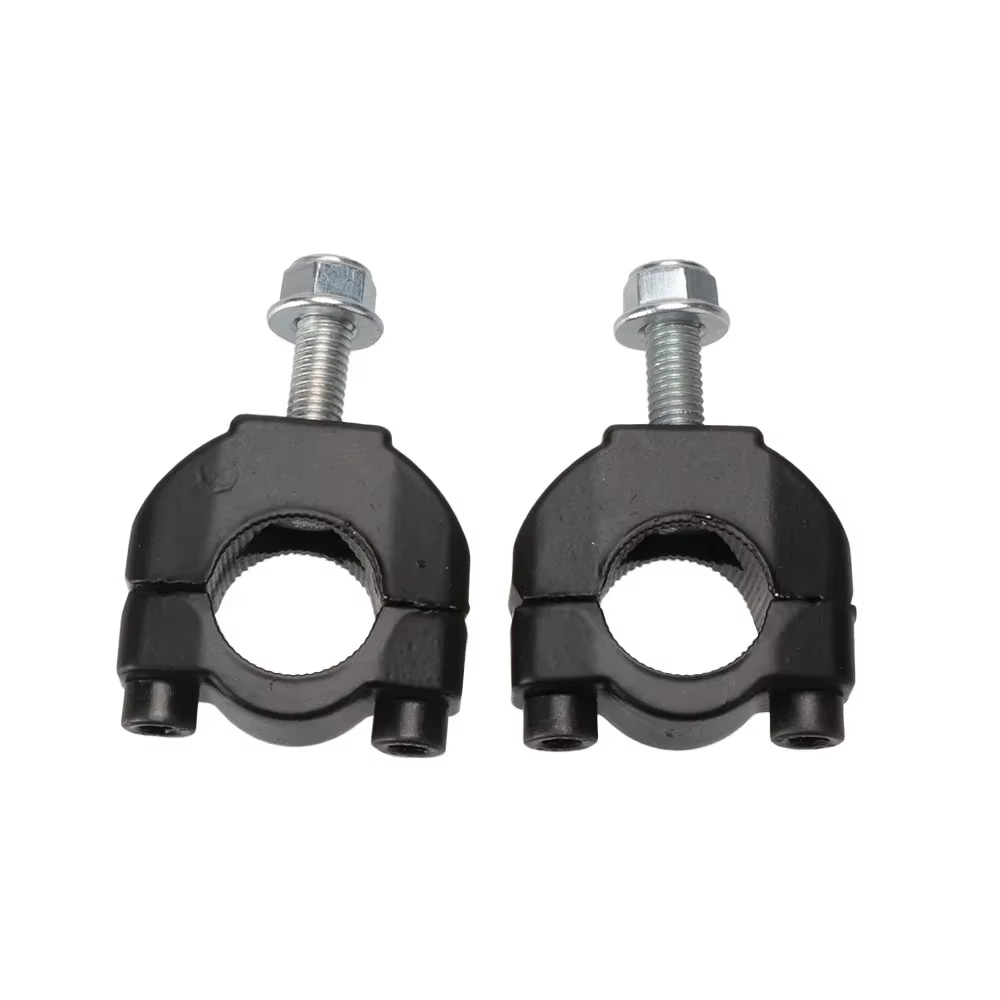 Mini-poignée de guidon de moto réglable de 7/8 pouces (22 mm) avec collier de fixation pour mini-mot