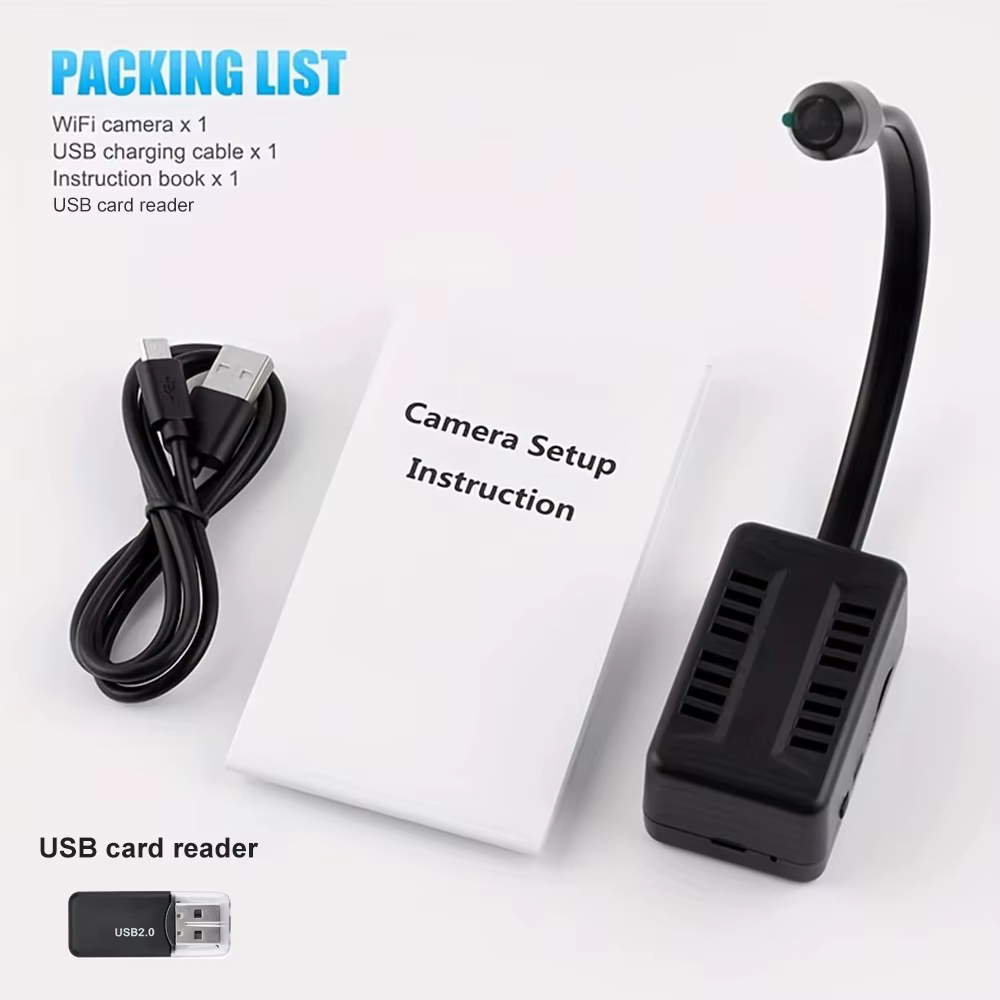 Mini caméra 1080P HD WiFi caméra sans fil enregistreur vidéo Surveillance de sécurité à domicile dét