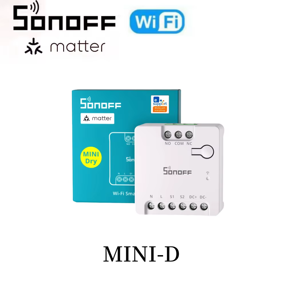 SONOFF MINI D MINI-D SONOFF Mini dispositif de relais de Contact intelligent WiFi sec avec matière p