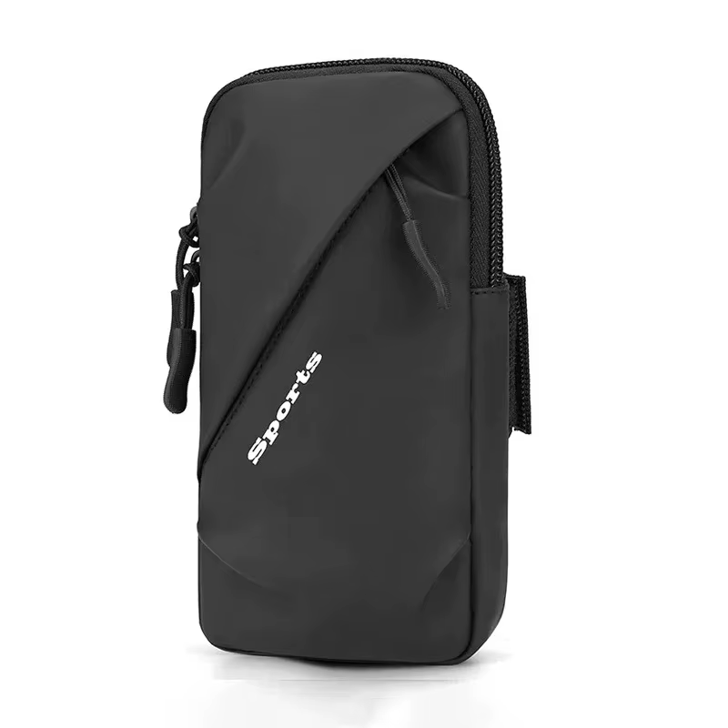Brassard de sport étanche universel en PU, support de téléphone, sacs de jogging, sac de bras du mat
