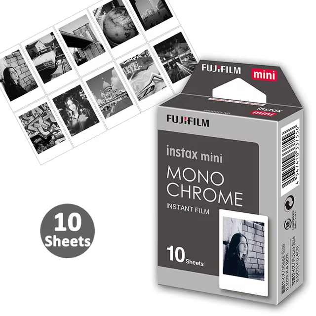 Film Fujifilm Instax Mini authentique – Film couleur Fujifilm Instax Mini 12, 11, 8, 9 pour appareil