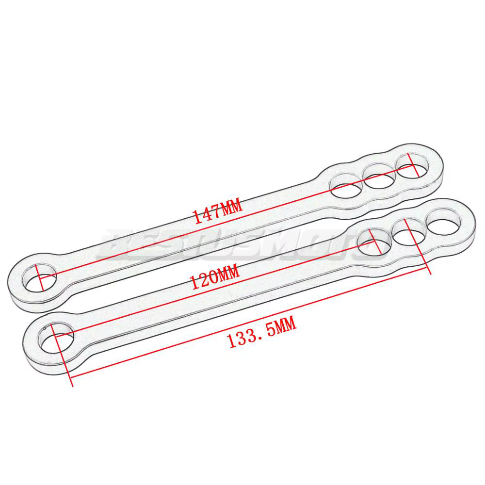 Kit de liens de réduction de hauteur pour moto, accessoires pour Suzuki GSXR1300 GSXR 1300 GSX 1300R Hayabusa 1999-2019