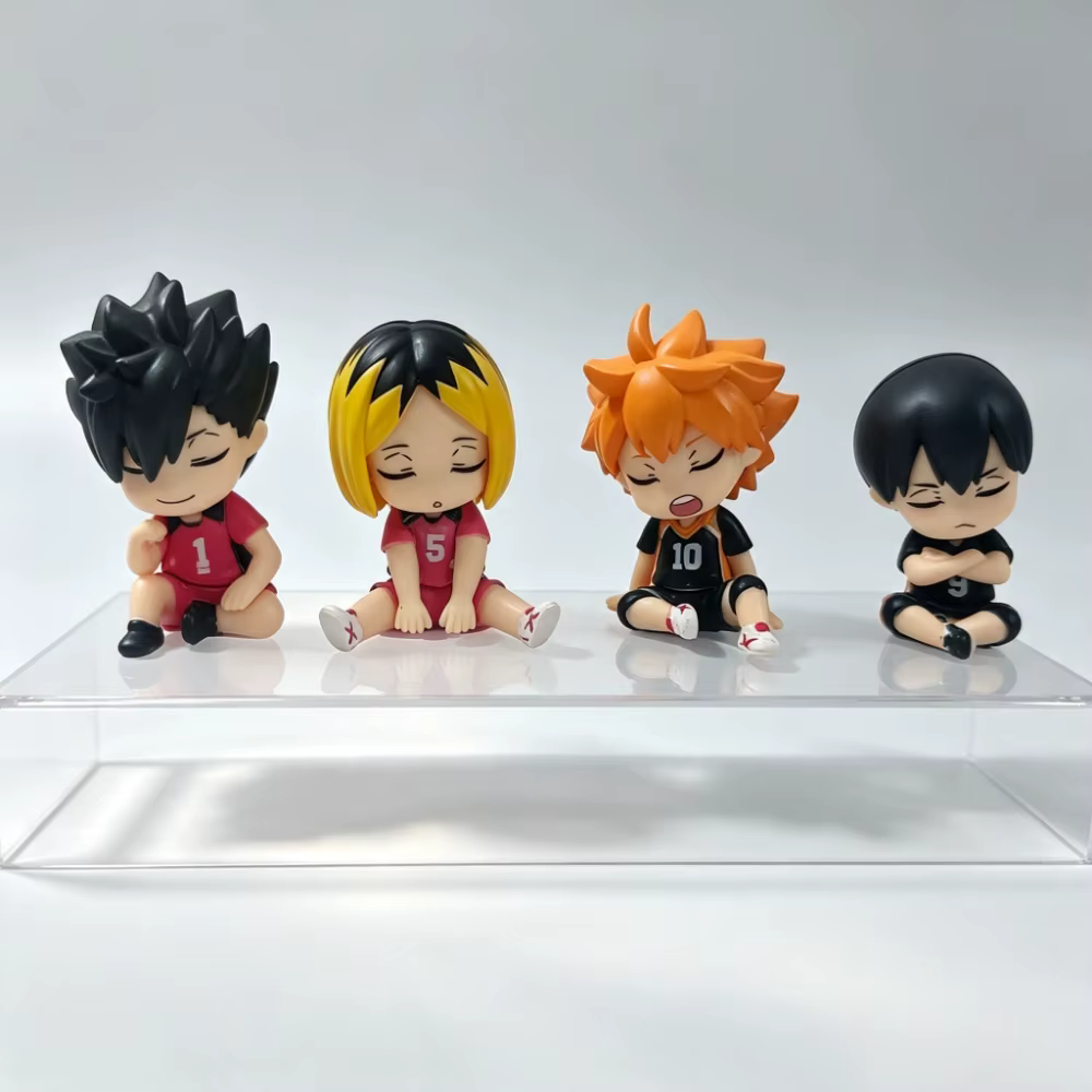 Figurine miniature Haikyuu en PVC, personnage d'anime, décoration de bureau, décoration de voiture, objet de collection, cadeau pour les fans d'anime.