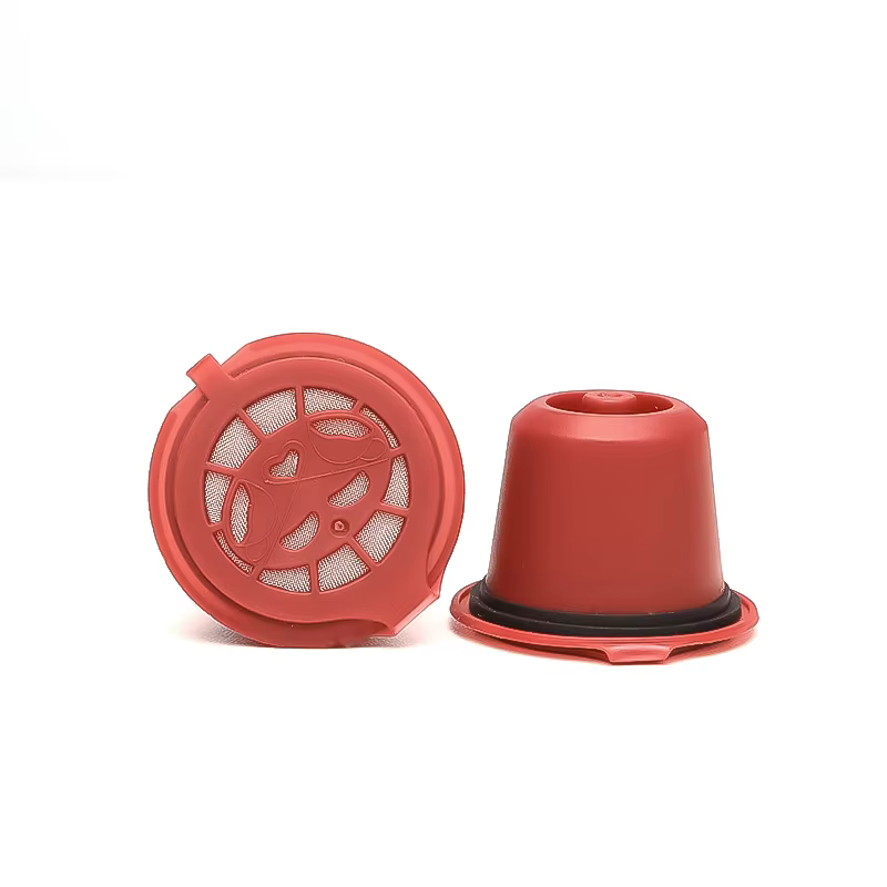Capsules de café réutilisables, 1 pièce, accessoires pour machine à café, avec brosse et cuillère