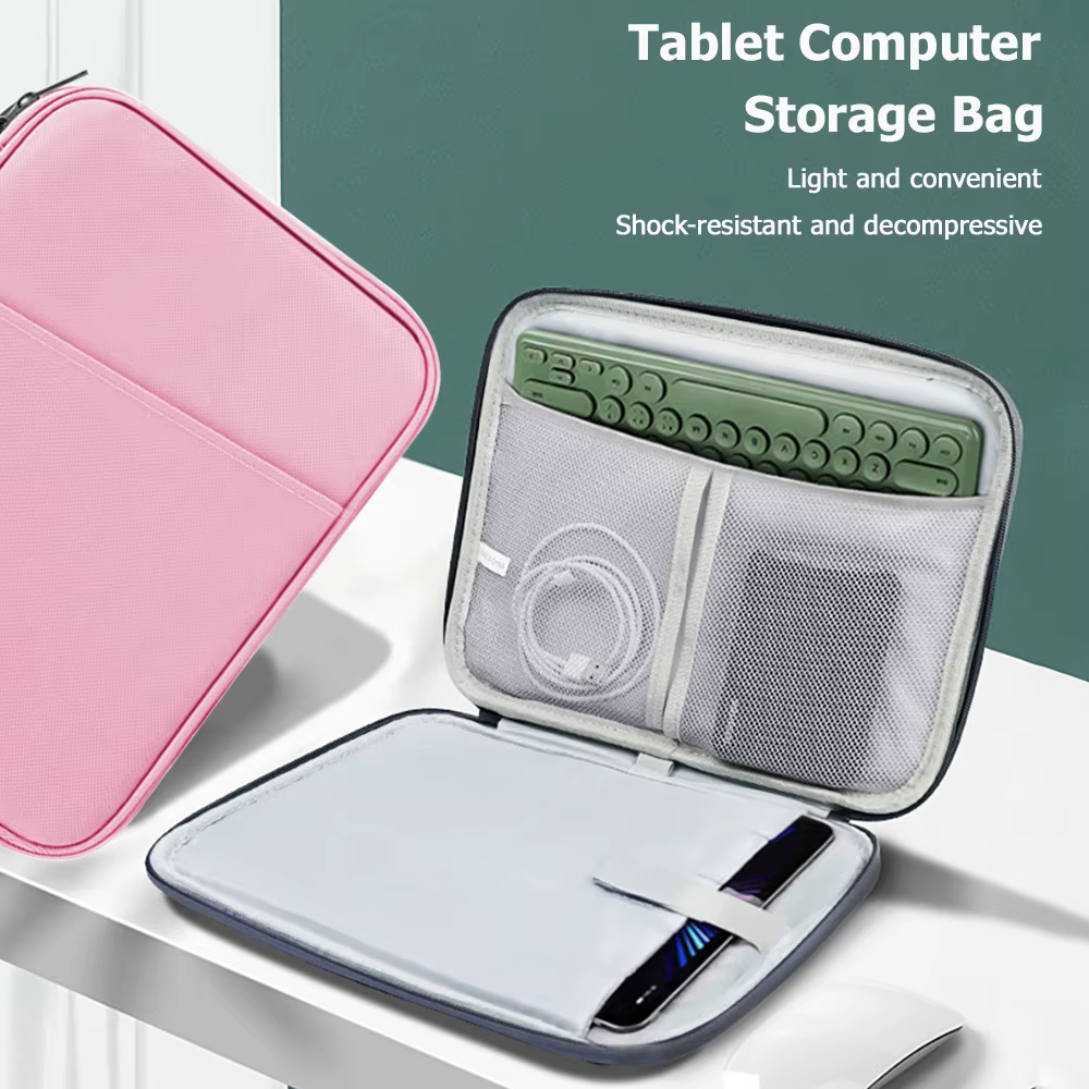 Sacs à poignée étanches et antichoc pour tablette, étui pour iPad Pro 13 12.9 Air 11 10.9 M4 I Pad 10 Gen, housse de transport, accessoires