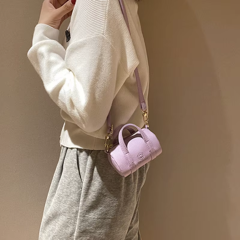 Mini sacs en cuir PU souple pour femmes, sacs à bandoulière, organisateur de rouge à lèvres, écouteurs, clé, pièce de monnaie, pochette de rangement d'argent