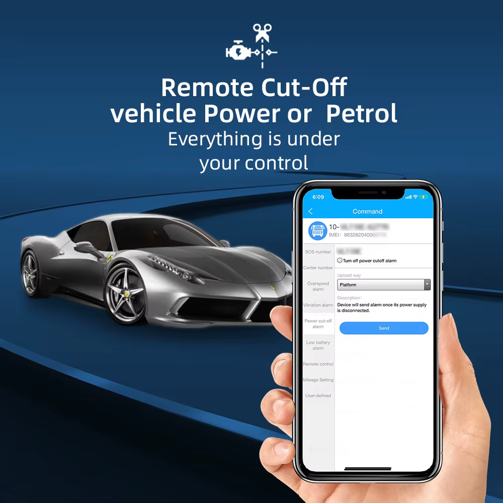 Traceur GPS 4G Mini Moto/Voiture Jimi VL03 avec Suivi en Temps Réel, Alerte Intelligente, Étanchéité, Analyse du Comportement de Conduite, Coupure à Distance et Application Gratuite