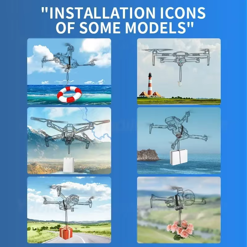 Système Airdrop universel pour Drone DJI Mini 3 Pro/Mavic 3/Mini 2/AIR 2/3S/Mavic 2/SJRC F11S/Fimi X8 SE, lanceur cadeau